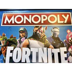 Parker Bros Fortnite Monopoly Property Trading Game 2-7 Players Ages 13+ Gamers